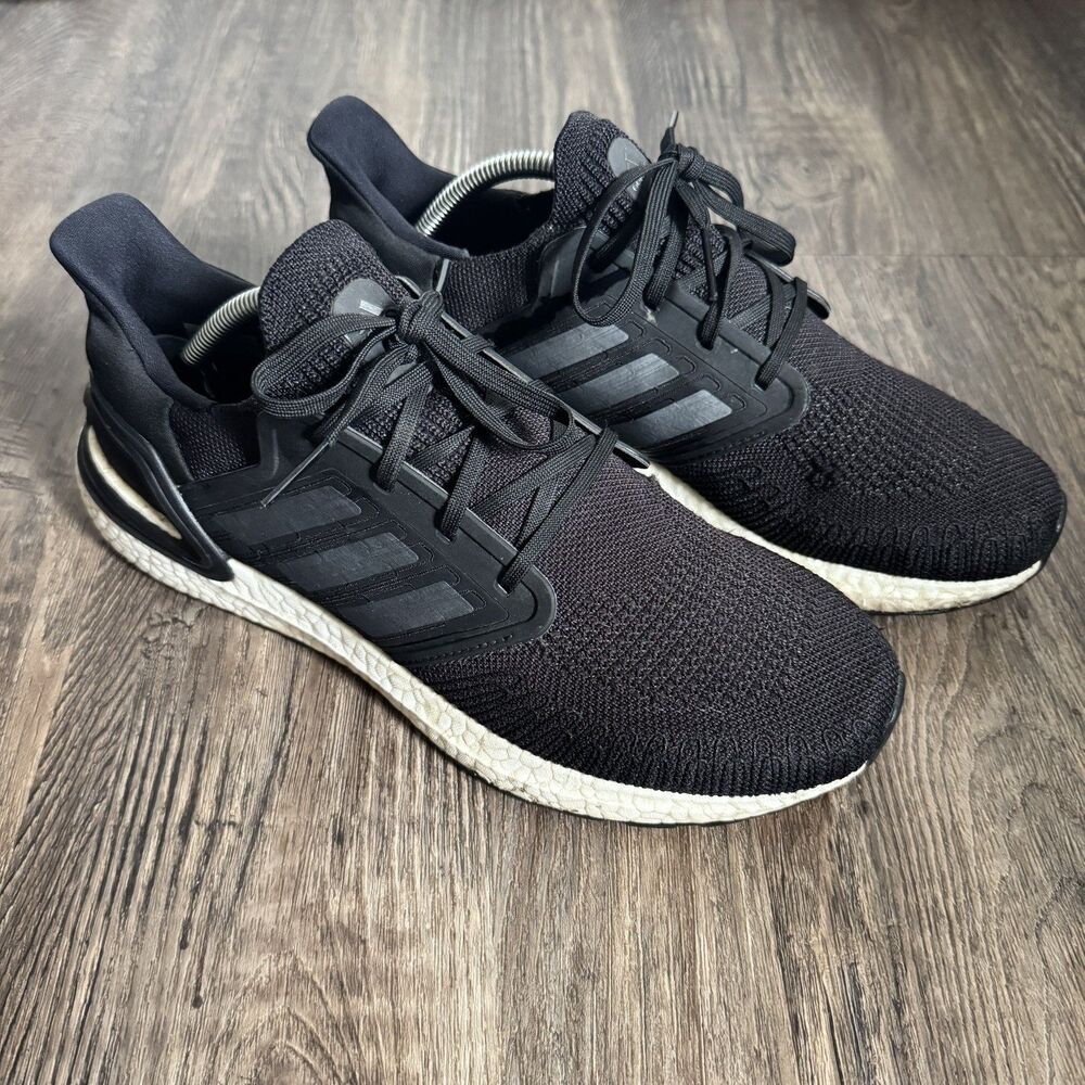 Adidas Ultraboost 20 Womens 11.5 Running Shoe Athletic Sneaker Core Black EG0714